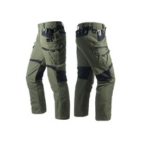 Pantalons de travail durables pour hommes, multi-poches, respirants, pour la randonnée et les activités de plein air