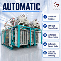 Meilleur prix, machine de moulage automatique rapide pour mousse de polystyrène expansé, machine à mousse EPS, fabrication de boîtes à poisson et légumes, certifiée CE