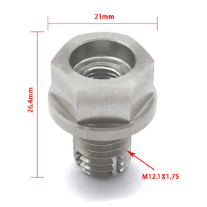 Kit de réparation de bouchon de <span class=keywords><strong>vidange</strong></span> d'huile autotaraudeur M12.1*1.75 avec joint torique et joint en cuivre, outil de réparation de filetage de carter d'huile automobile - Product Image 3