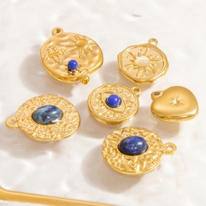 Collar de Acero Inoxidable Chapado en Oro de 18k de Alta Gama para Mujer, Resistente al Agua, con Colgante, Nuevo, Accesorio de Moda DIY - Product Image 1