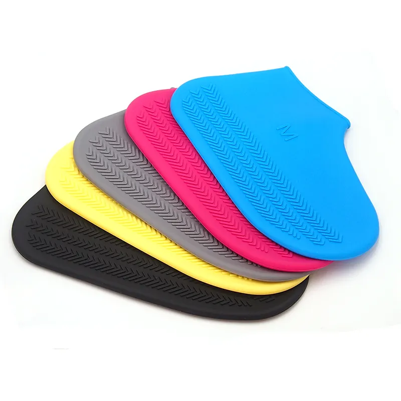 Reusable Customized Waterproof Anti-slip Silicone Rain Boot Shoe Cover