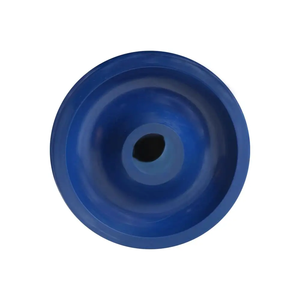 O rodízio durável da polegada <span class=keywords><strong>6x2</strong></span> do plutônio da venda quente roda o apoio personalizado OEM/ODM contínuo industrial do poliuretano 60 Shore D - Product Image 5