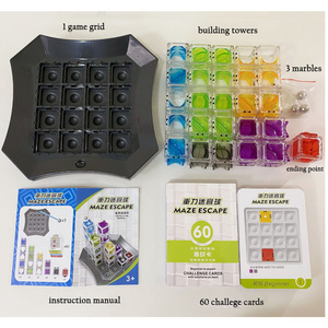 Juego de Lógica de Canicas en Caída, Juguete Educativo y Divertido para el Desarrollo Cerebral, Regalo Educativo STEM, Laberinto de Canicas por Gravedad - Product Image 3