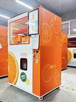 Máquina Expendedora Automática de Zumo de Naranja con Pantalla Táctil de 22 Pulgadas, Múltiples Métodos de Pago (Monedas/QR/Tokens), Autolimpieza y Gestión Basada en la Nube