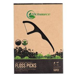 Stuzzicadenti dentali vegani in PLA biodegradabile 30 pezzi bastoncini per la cura delle gengive personalizzati alla menta scelta per filo interdentale - Product Image 4