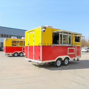 Carrello per gelato a basso prezzo carrello per frutta Snack Food Truck Mobile Restaurant 3m Mobile Food Trailer Mini - Product Image 1