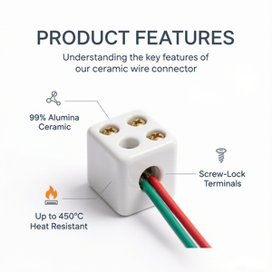 High Frequency Ceramic Terminal <b>Block</b> 10A 15A 30A 60A Plug-in Type with Copper and <b>Plastic</b> 2 in 2 Out 3 in 3 Out - Product Image 3