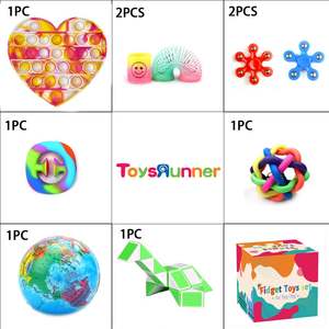 0063 Vente chaude ASTM EN71Custom Logo Emballage Fidget Toys Pack Anti Stress Reliever Autisme Sensory Fidget Toys Set - Product Image 2