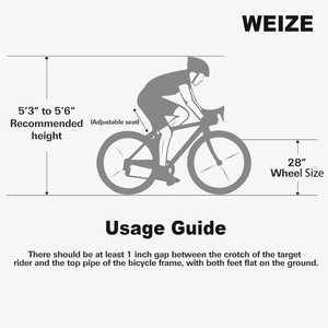 จักรยานเสือหมอบ WEIZE 700C ระบบเกียร์ Shimano 14 สปีด แฮนด์ดรอปบาร์ สำหรับการเดินทางในเมือง พร้อมตะเกียบเหล็ก - Product Image 6