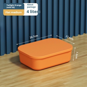 Recipiente de plástico organizador de cocina para oficina en casa - Product Image 1