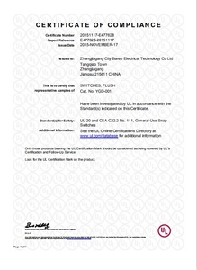 מפעל barep ul אמריקאי חשמלי מוט יחיד עמוד שלוש דרך קיר בית togle מתג אור דימר עבור אורות הוביל אין צלחת - Product Image 3