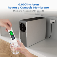 Sistema de Filtro de Agua por Ósmosis Inversa sin Tanque, Debajo del Fregadero, con Pantalla TDS, Cambio Rápido, Purificador de Agua RO de 3 Etapas para el Hogar