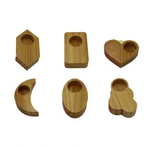 6 Simple Classique Géométrique Losange Carré Coeur Demi Lune Forme Ovale DIY Silicone Bougie Pot Mini Plante Pot De Fleur Moule - Product Image 4