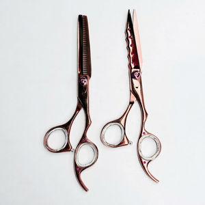 Professional Right-Handed 440C Stainless Steel <b>Barber</b> Hair Cutting Scissors Kits Blunt Tip Salon Use Hairdressing Scissors <b>Set</b> - Product Image 1