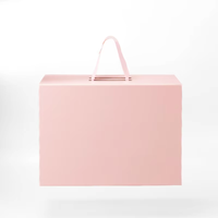 Boîte-cadeau en papier d'art écologique à motifs personnalisés Emballage de Noël biodégradable Boîte d'emballage en papier de poche stratifiée mate