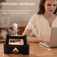 Dropshipping Products 2024 Light Fragrance Rain Cloud Humidificateur Flamme Diffuseur d'huiles essentielles Humidificateur goutte de pluie pour chambre à coucher