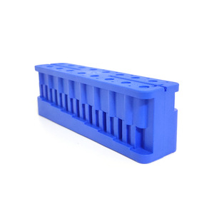 ที่ใส่ตะไบรากฟัน สีฟ้า 12 ช่อง สำหรับจัดเก็บเครื่องมือทันตกรรม - Product Image 1