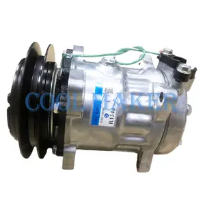 Compresor de ac para KOMATSU, 7H15, 24V, 23B-07-61112 23B0761112