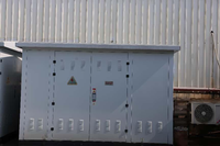 Transformateur de puissance extérieur compact triphasé à enroulement en cuivre, type boîtier préfabriqué en aluminium, 110 kV 35 kV pour l'alimentation électrique