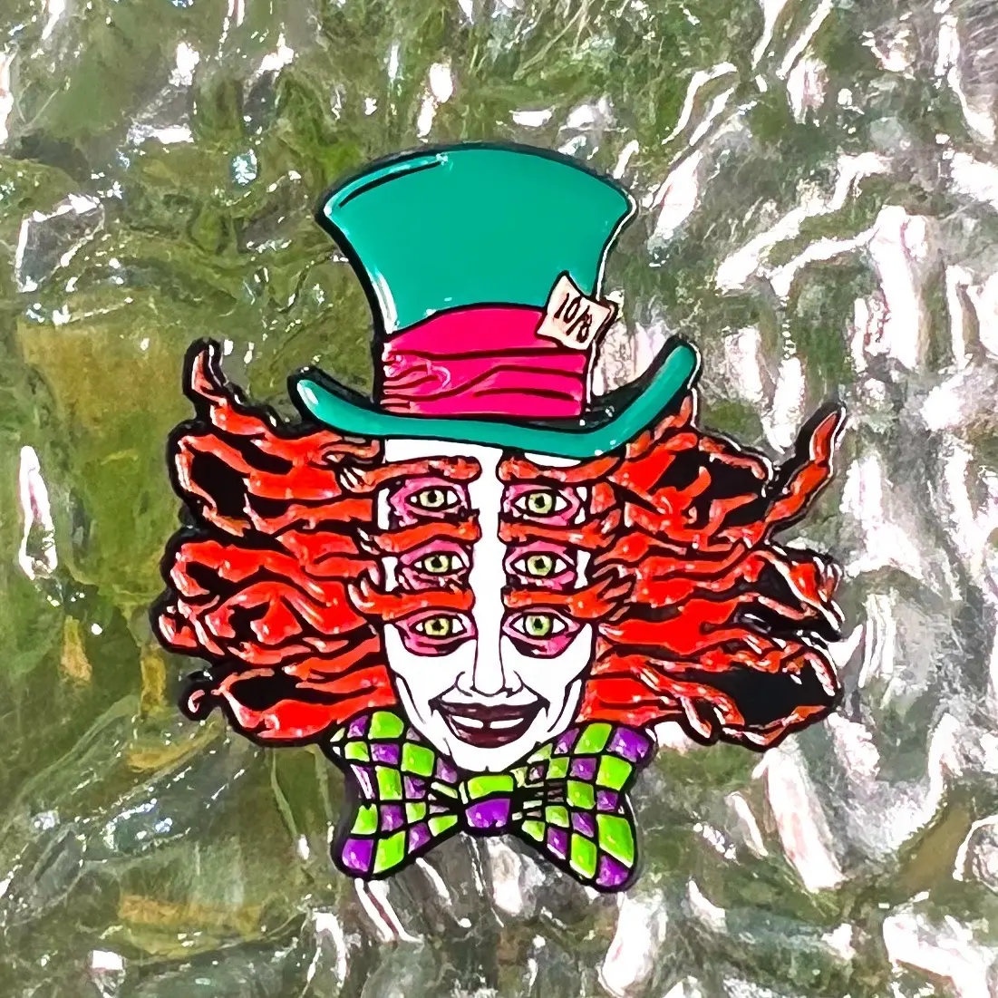 Factory Direct Selling Fast Delivery Funny Clown Pattern Die Casting Metal Enamel Pin Custom Lapel Pin