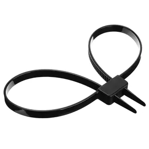 SUNJ High strength Self-Locking Plastic nylon 66 Double lock cable ties / zip ties