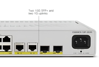Commutateur géré 12 ports 1G haute performance C9200CX-12T-2X2G-E, 2x10G SFP+, 2x1G cuivre en amont, PoE, SNMP, QoS, cryptage sécurisé
