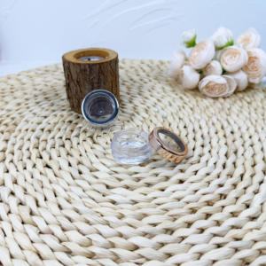 โหลเครื่องสำอางพลาสติกทรงกลมขนาด50กรัมกระปุกครีมเปล่าพร้อมฝาปิด - Product Image 2