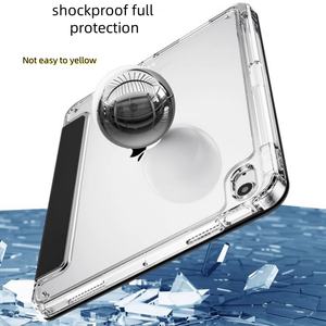 เคสแท็บเล็ตหนังยอดนิยมสำหรับ iPad A16 MINI AIR 4 PRO 13 10th รุ่น11TH พับสามตอนฝาครอบป้องกันตื่น/นอนอัตโนมัติ - Product Image 6