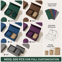 Boîte de présentation magnétique haut de gamme pour bijoux, directement de l'usine, délai d'échantillonnage de 15 jours, tailles, couleurs et styles entièrement personnalisables