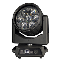 Projecteur à tête mobile GBR-MA760 7x60W RGBW LED Aura Wash B-EYE Zoom avec température de couleur 2500-8000K et contrôle DMX512