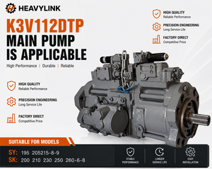 ปั๊มหลัก HEAVYLINK K3V112DTP สำหรับ SY 195 205215-8-9 SK 200 210 230 250 260-6-8 อะไหล่เครื่องจักรก่อสร้าง - Product Image 5
