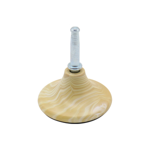 Hyderon Customized Mushroom Bell Shape Wood Grain Series Bedframe Leg <strong>Base</strong> Glide Bed Glide Feet For Replace Pure Wood - Product Image 2
