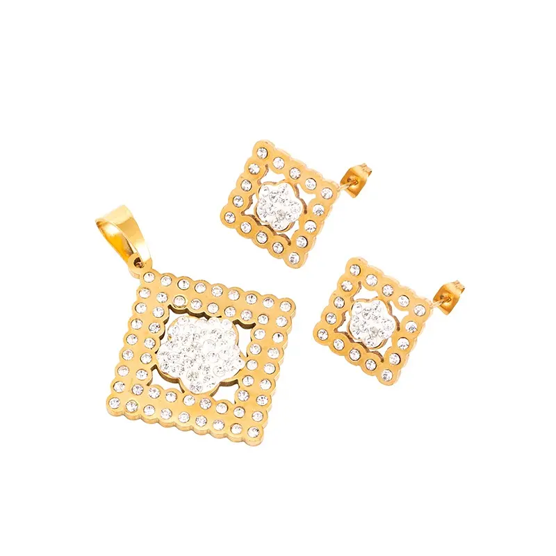 Top Quality Dubai Gold Designs Wedding Jewelry set