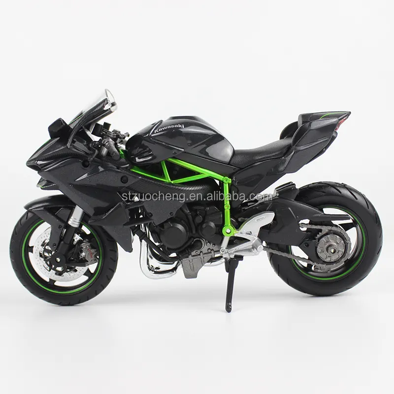1:12 Simulation scale Alloy Kawasak diecast Motorcycle Model with light sound