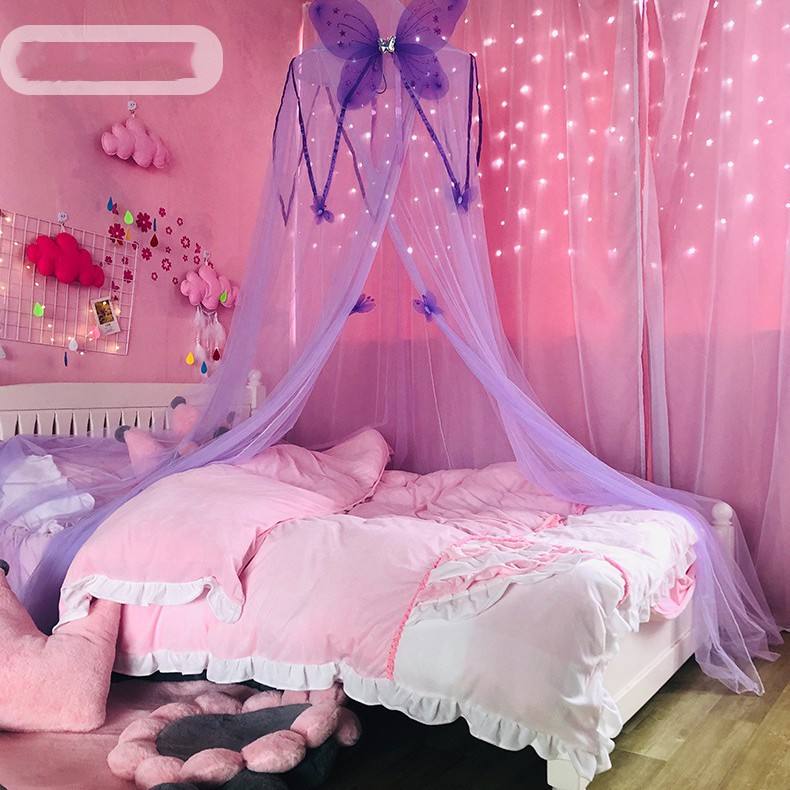 ผีเสื้อสีม่วง+มุ้งสีม่วง