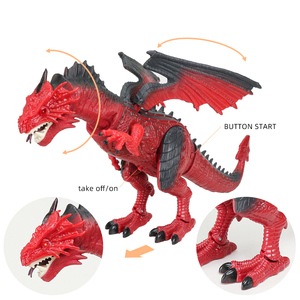 Giocattolo del drago di radiocomando a infrarossi in plastica hobby RC con luce e musica - Product Image 5