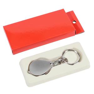 Mini Portable 10X pliant porte-clés loupe avec chaîne quotidienne main loupe verre outil Lupa cadeau - Product Image 4
