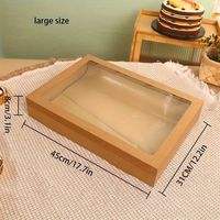 Boîtes à plateaux en papier kraft personnalisées avec séparateurs et couvercle pour la nourriture, les desserts, la restauration, boîte en papier jetable, échantillon gratuit Dayupack