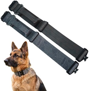 Collar de Perro Táctico Ajustable de Alta Resistencia con Estampado de Lujo, Acolchado y Cómodo, con Cierre de Hebilla, de Cuero PU Impermeable para Perros Grandes - Product Image 1