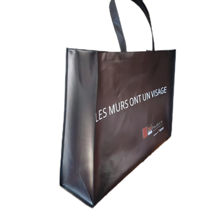 Bolsa de mano laminada ecológica de gran capacidad personalizable, bolsa de vino no tejida de PP con asa de cuerda, Exportación a <span class=keywords><strong>Suiza</strong></span> - Product Image 3