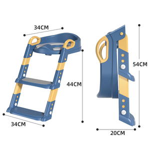 Foldable Portable Children's <strong>Toilet</strong> Trainer with Soft PVC Pad &amp; Strong PP Material Non-Slip Kids <strong>Potty</strong> <strong>Training</strong> <strong>Toilet</strong> <strong>Seat</strong> - Product Image 4