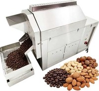 SY-50B Elektrische Gasgestookte Graan-, Zonnebloempitten-, Sojabonen-, Kastanje-, Cacaoboon-, Cashewnoten- en Pinda-rooster met draaibare trommel