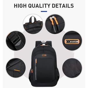 Custom Logo <b>School</b> Bagpack College Student Teenagers <b>Large</b> Capacity Durable Men Laptop <b>School</b> <b>Backpack</b> - Product Image 2