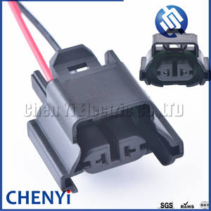 2 Pin otomotif konektor tahan air steker Pigtail Light lampu kabut Plug untuk Beetle Caddy Golf untuk A4 A6 - Product Image 1