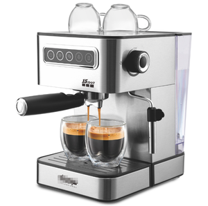 Machine à café expresso Foodsense en acier inoxydable, 15 bars, commande tactile, buse vapeur automatique, réservoir d'eau de 1,8 L, 850 W, usage domestique et commercial - Product Image 5