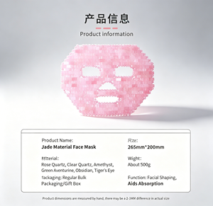 Masque facial perlé rose naturel, outil <span class=keywords><strong>de</strong></span> beauté rafraîchissant pour le sommeil, soulage les gonflements, <span class=keywords><strong>pierre</strong></span> <span class=keywords><strong>de</strong></span> massage pour soins <span class=keywords><strong>de</strong></span> la peau, thérapie chaude et froide, cadeau - Product Image 5