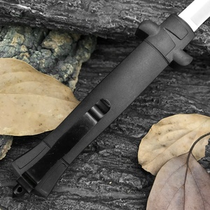 มีดพกพา EDC สำหรับกิจกรรมกลางแจ้ง DIY OEM อุปกรณ์ช่วยชีวิตสำหรับปีนเขา ด้ามจับพลาสติก ABS สำหรับตั้งแคมป์ พกพาสะดวก ใช้ได้ทุกวัน ใบมีดเหล็ก 440C - Product Image 4