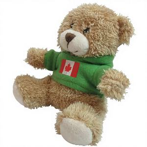 Orsacchiotto di Peluche Personalizzato con Logo Ricamato, Imbottitura in Cotone PP, Super Morbido, Regalo per Laurea e Anniversario - Product Image 2