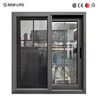 Ventana Corredera de Doble Hoja de Aleación de Aluminio Anticorrosión, Solución de Ventilación Ligera y Resistente a la Intemperie para Residencias