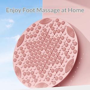 Tapis de massage des pieds en PVC souple pour le drainage des méridiens de la médecine chinoise, avec plaques de pression des doigts pour un super massage des pieds et un effet de massage par le toucher - Product Image 3